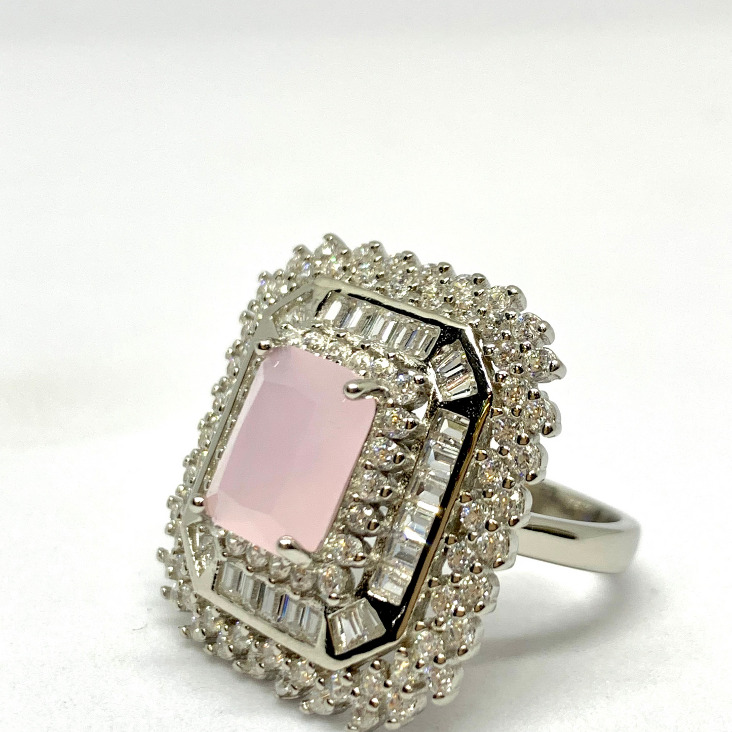 Cubic Zirconia Cocktail Ring