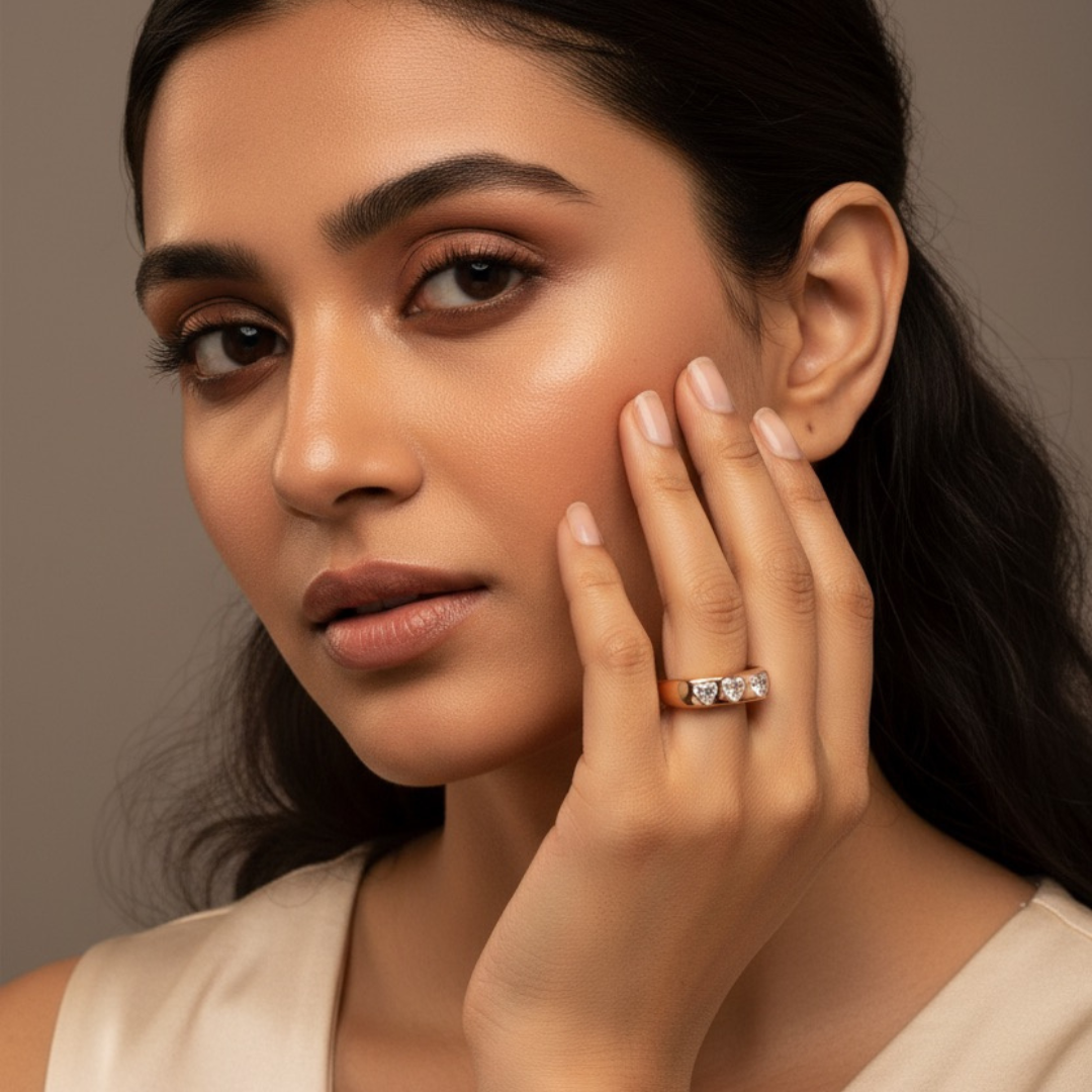 Cubic Zircon Ring