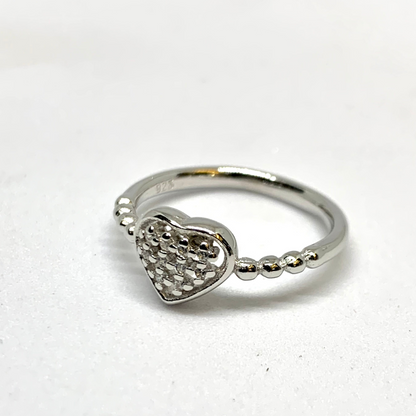 Glamour Heart Ring Gift For Women & Girl 925