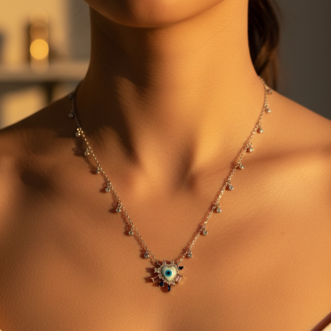 Evil Eye Charm Necklace