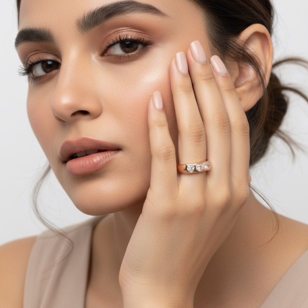 Cubic Zircon Ring
