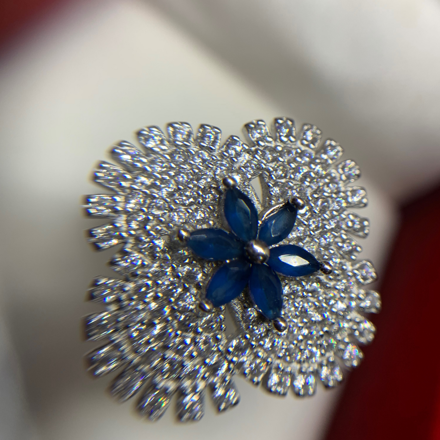 Blue Royalty Crystal Ring