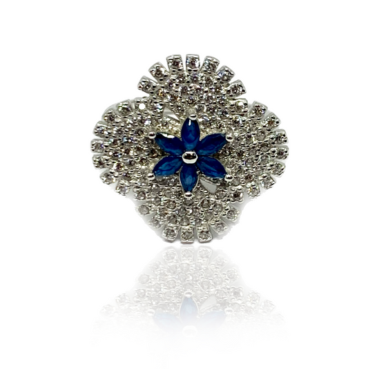 Blue Royalty Crystal Ring