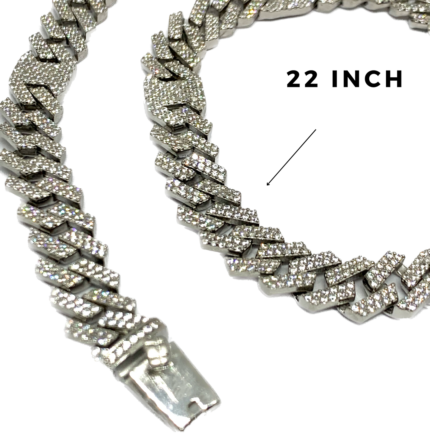 Cubic Ice Chain {22 inch}