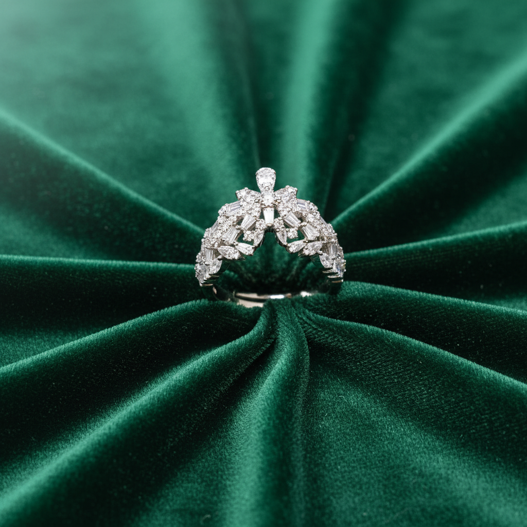 925 American Diamond Ring