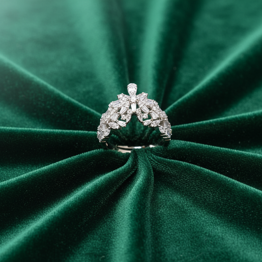 925 American Diamond Ring