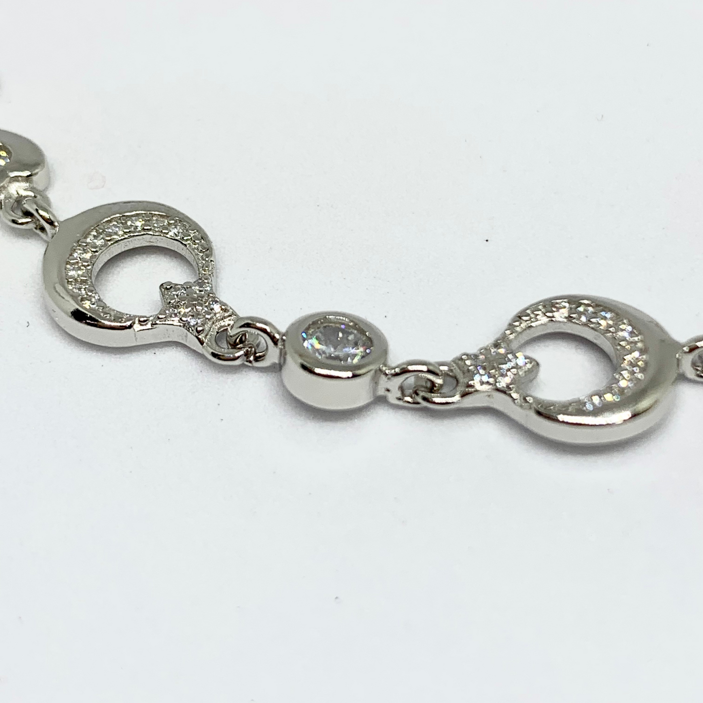 Moon Star Bracelet 925 Sterling Silver