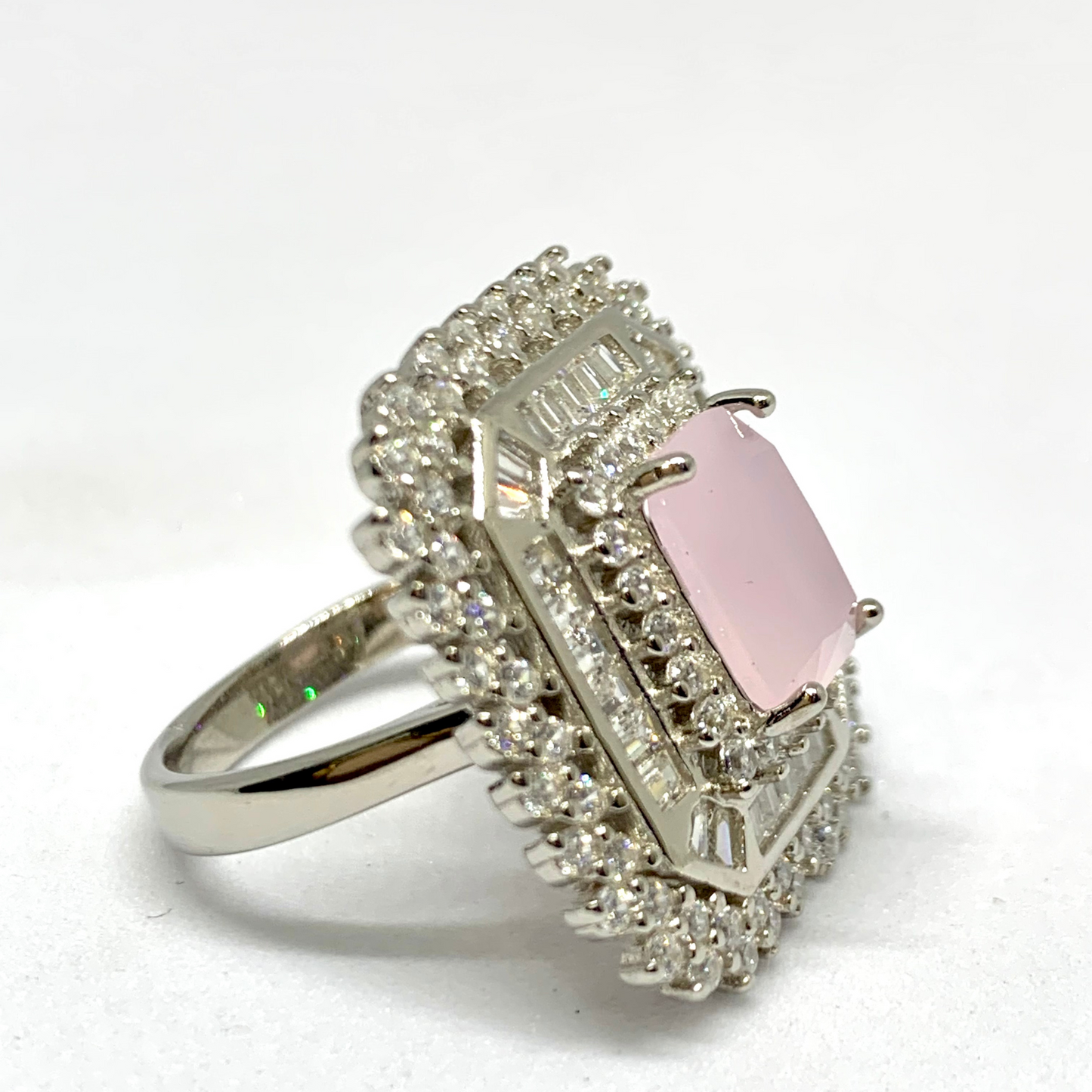 Cubic Zirconia Cocktail Ring