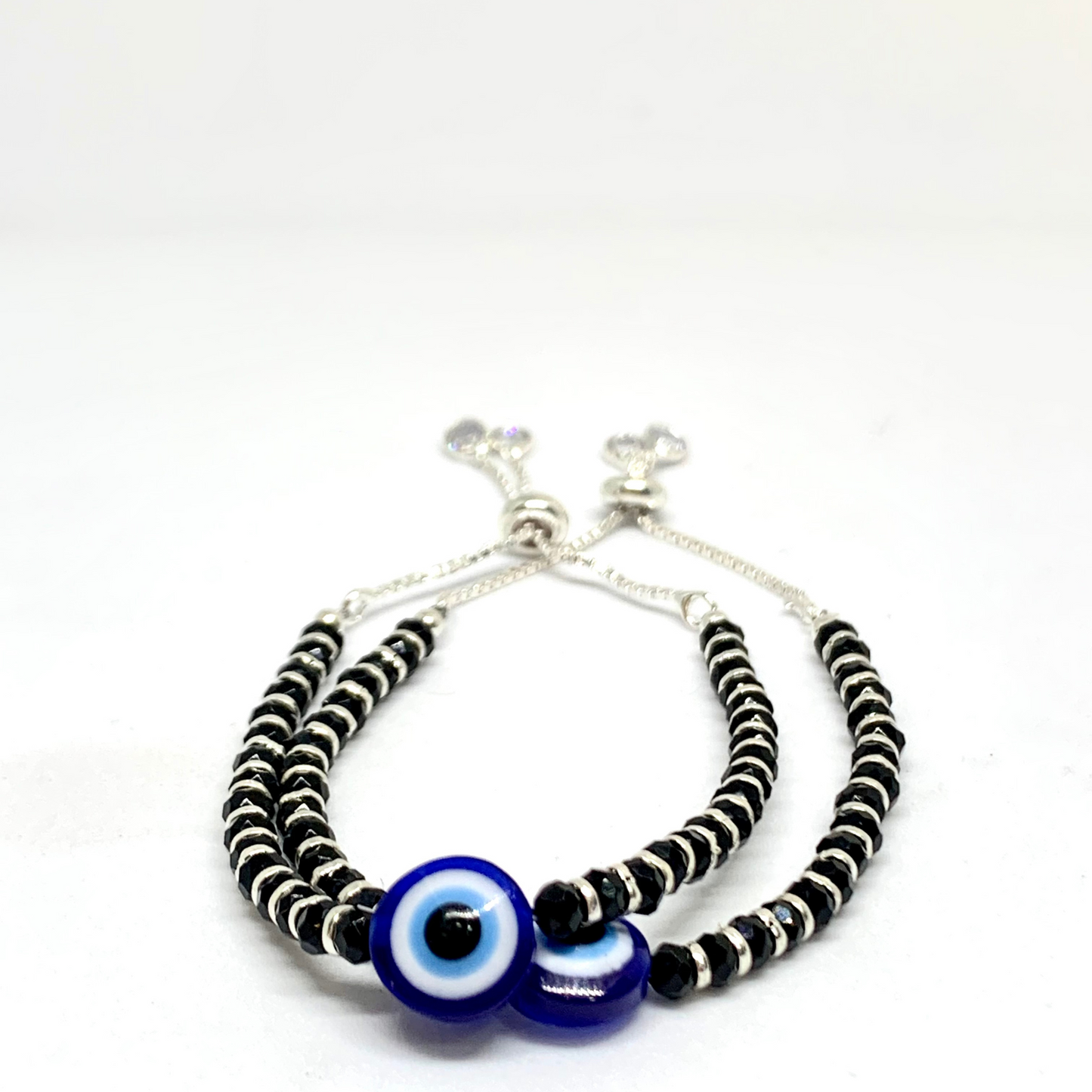 Sterling Silver Evil Eye Nazariya Bracelet For Kids