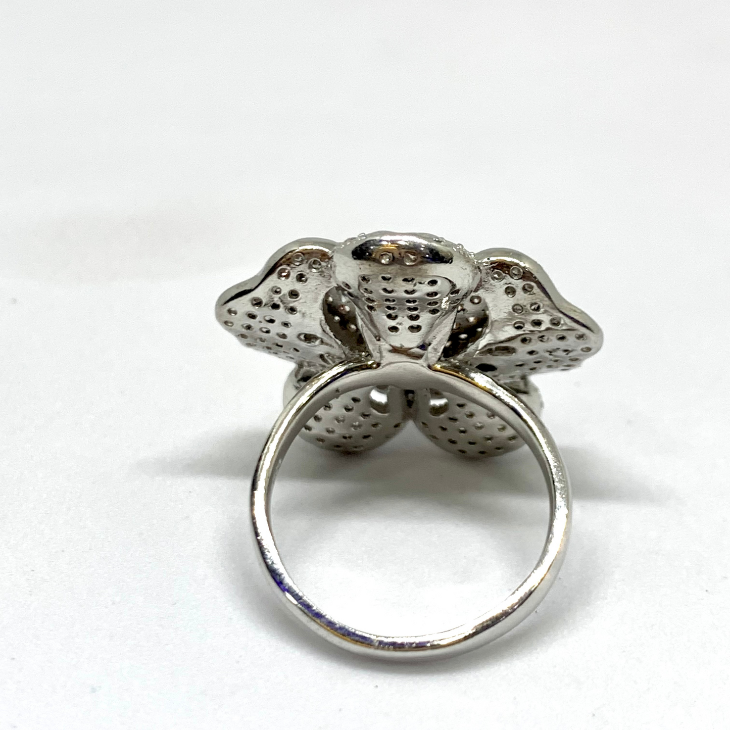 925 Sterling Silver Flower Ring